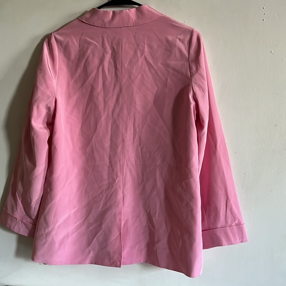 CAMI NYC Owen Linen Blazer in Candy Candy Women's Pink Blazer Size Smalll - Picture 6 of 8